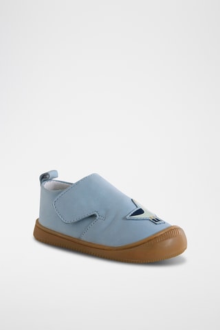 Baskets en cuir - Bleu