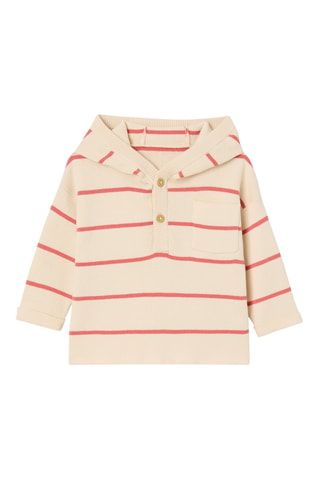 Pull à capuche - Beige