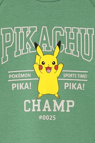 Sweat Pikachu Pokémon - Vert