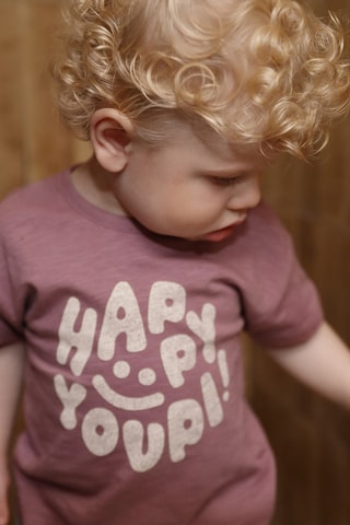T-shirt en coton biologique - Violet