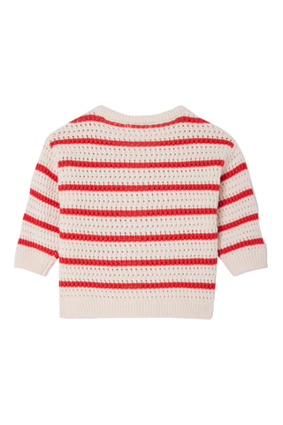 Gilet - Blanc et rouge