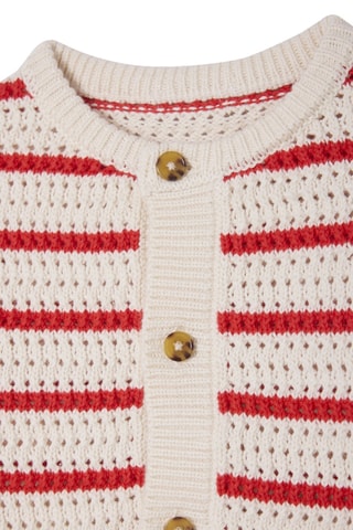 Gilet - Blanc et rouge