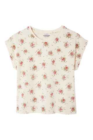Salopette et t-shirt - Vert et écru