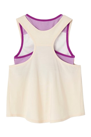 Débardeur et brassière de sport - Ecru