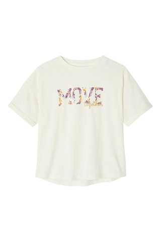 T-shirt et short - Lilas et écru