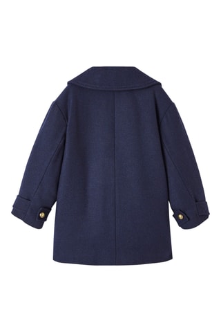Manteau en laine - Bleu marine
