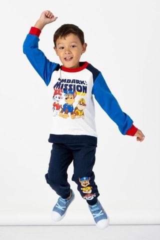 Sweat et pantalon de survêtement Pat' Patrouille - Blanc, rouge et bleu