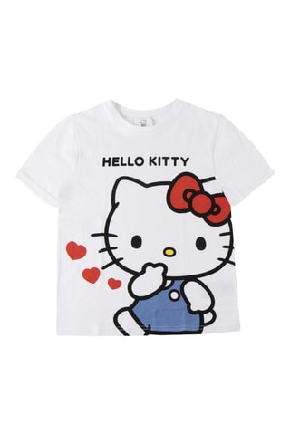 T-shirt Hello Kitty Sanrio - Blanc
