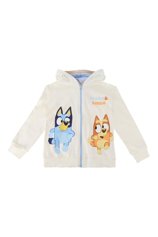 Sweat à capuche Bluey et Bingo Bluey - Bleu et orange