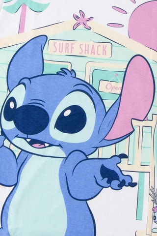 T-shirt Stitch Lilo et Stitch Disney - Blanc et bleu