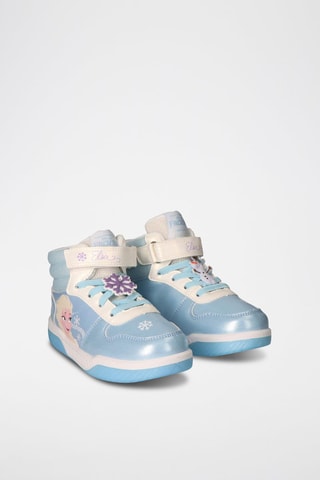Baskets montantes Elsa La Reine des Neiges Disney - Bleu et violet