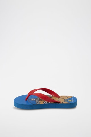 Tongs Ruben et Chase Pat’ Patrouille - Rouge et bleu
