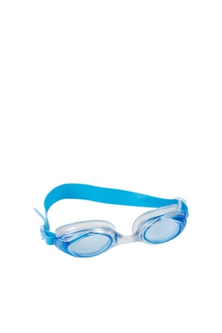 Serviette de plage et lunettes de piscine Anna et Elsa La Reine des Neiges Disney - Bleu