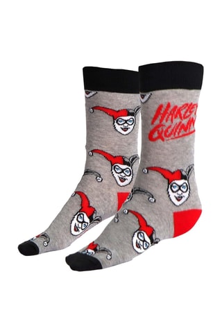 Chaussettes Harley Quinn DC Comics - Gris clair chiné - Gris