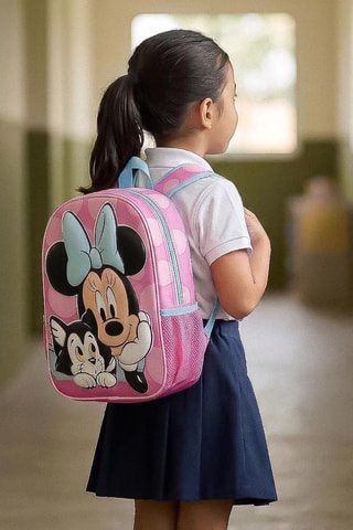 Sac à dos 3D Minnie Mouse Disney - Rose