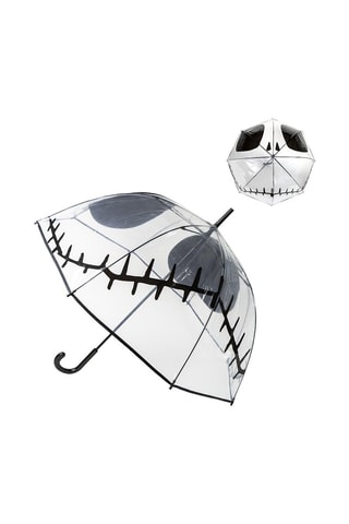Parapluie automatique Jack L'étrange Noël de Monsieur Jack - Noir et transparent - Blanc et noir