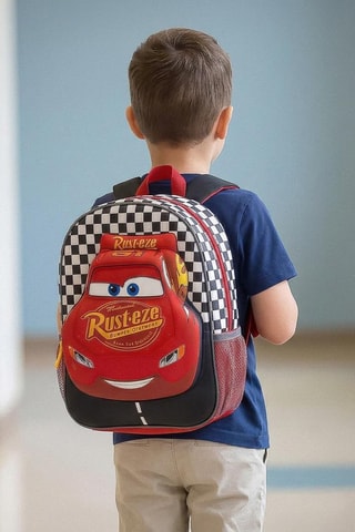 Sac à dos 3D Flash McQueen Cars Disney Pixar - Rouge