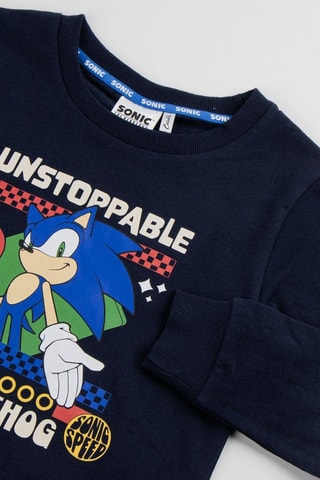 Sweat Sonic Sonic le Hérisson - Bleu