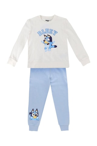 Sweat et jogging Bluey - Blanc, bleu et jaune