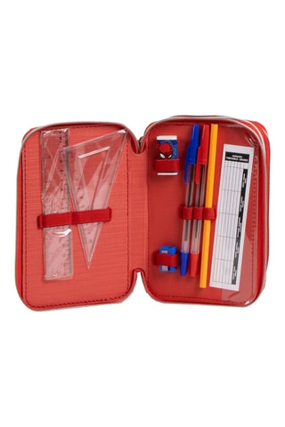 Trousse garnie Spiderman Avengers Marvel - 44 pièces - Rouge et bleu