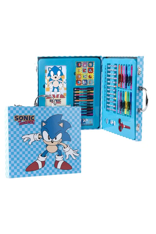 Malette de coloriage Sonic - 42 pièces - Dès 6 ans