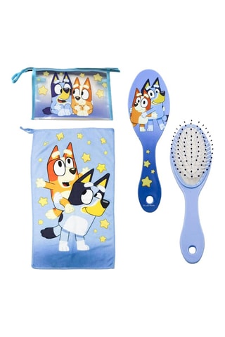 Trousse de toilette garnie Bluey et Bingo Bluey - 2 pièces - Bleu et orange