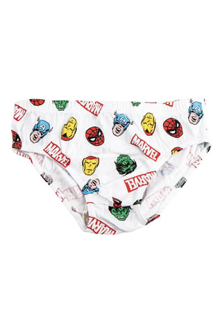 3 slips Avengers Marvel - Blanc et rouge