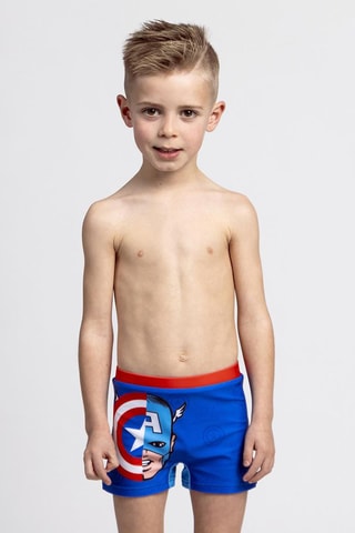 Boxer de bain Captain America Avengers Marvel - Bleu