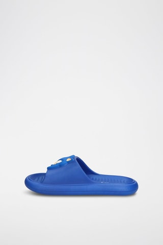 Mules Sonic - Blanc et bleu