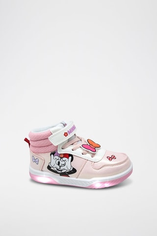 Baskets montantes Minnie Disney - Rose