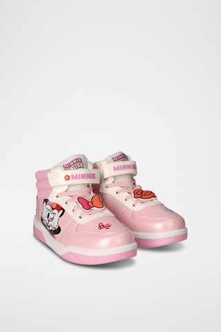 Baskets montantes Minnie Disney - Rose