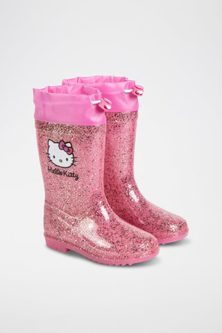 Bottes de pluie Hello Kitty Sanrio - Rose