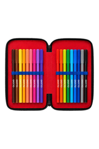 Trousse garnie de fournitures scolaires Avengers Marvel - 10 pièces - Rouge