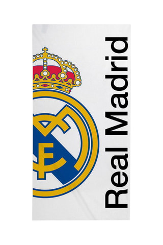 Serviette Real Madrid CF - Blanc - Blanc et noir