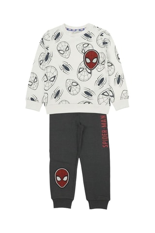 Sweat et pantalon Spider-Man Avengers Marvel - Beige et gris