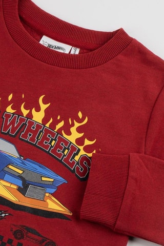 Sweat Hot Wheels - Rouge