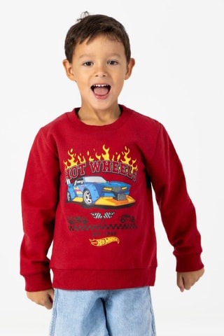 Sweat Hot Wheels - Rouge