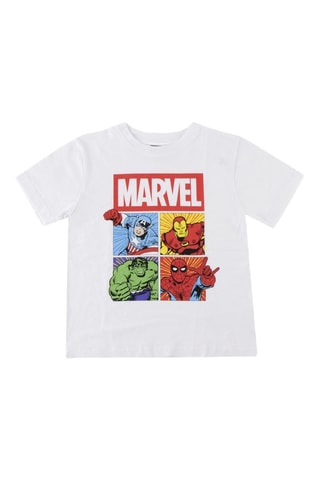 T-shirt Avengers Marvel - Blanc