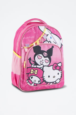 Sac à dos Kuromi et Hello Kitty Sanrio - Rose