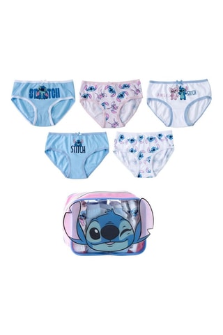 5 culottes Stitch et Angel Lilo et Stitch Disney - Multicolore