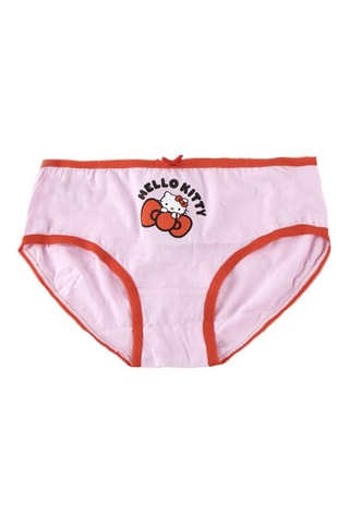 5 culottes Hello Kitty Sanrio - Blanc et rose