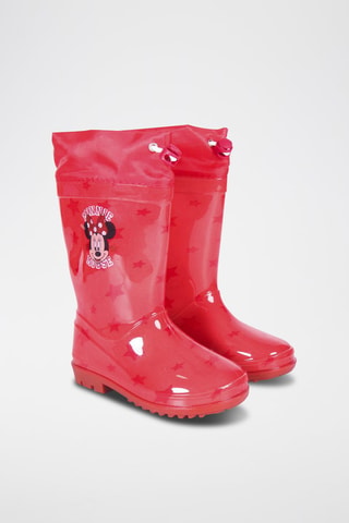 Bottes de pluie Minnie Disney Rouge - Rouge