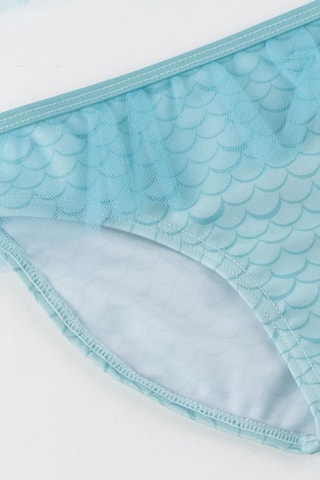 Maillot 2 pièces Ariel et Polochon La Petite Sirène Disney - Bleu