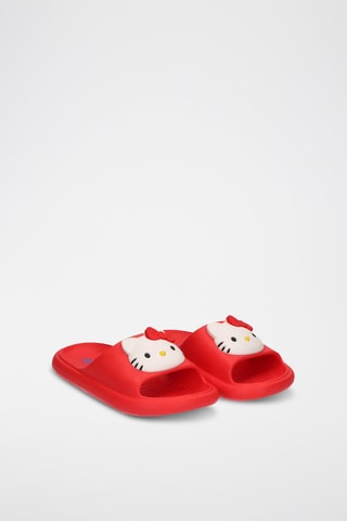 Mules Hello Kitty Sanrio - Blanc et rouge