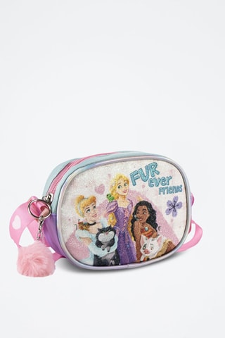 Sac bandoulière Princesses Disney - Bleu, violet et rose