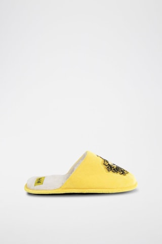 Pantoufles Poufsouffle Harry Potter - Blanc et jaune