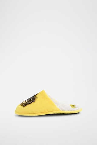 Pantoufles Poufsouffle Harry Potter - Blanc et jaune