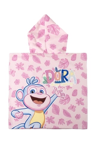 Poncho de bain à capuche Dora l’Exploratrice - Rose