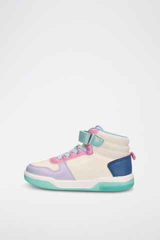 Baskets montantes Stitch Lilo et Stitch Disney - Blanc et bleu