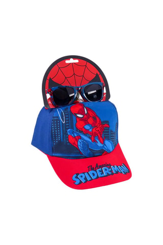 Casquette et lunettes de soleil enfant Spider-Man Avengers Marvel - Bleu